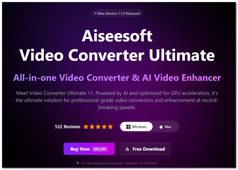 Convertidor de GIF a vídeo VCU de Aiseesoft