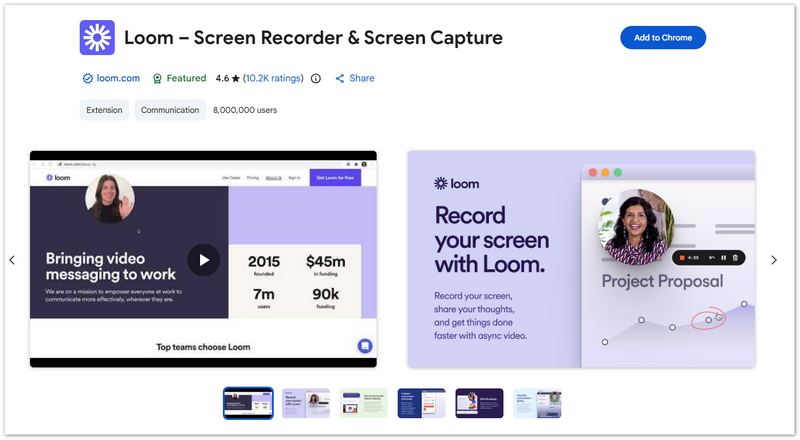Extensión del telar