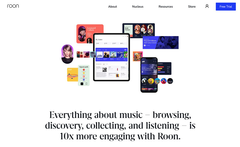 Reproductor de audio de alta resolución Roon