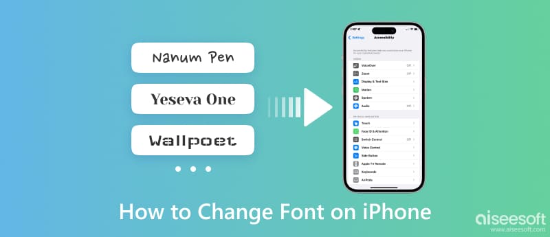 Cómo cambiar la fuente en iPhone