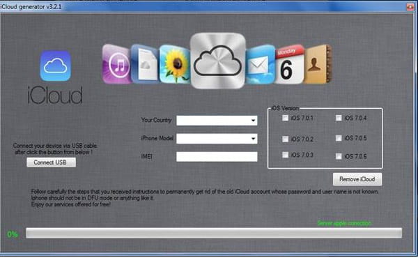 Herramienta de omisión de iCloud