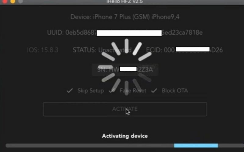 Pulse el botón Activar