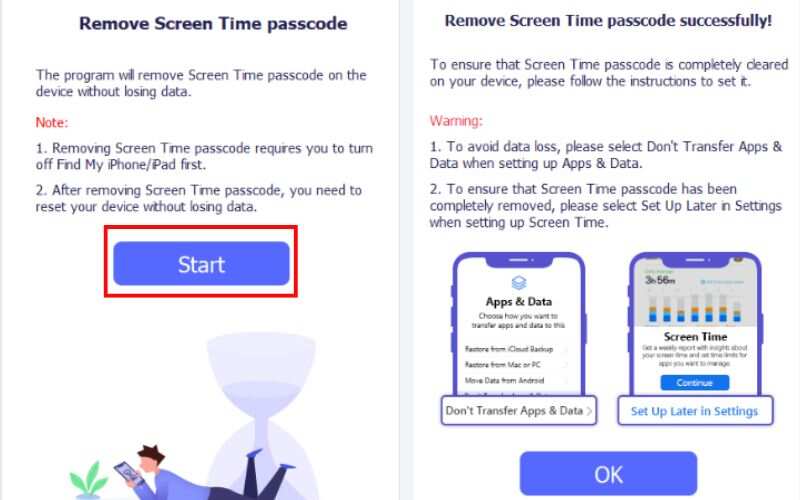 Haga clic en el inicio