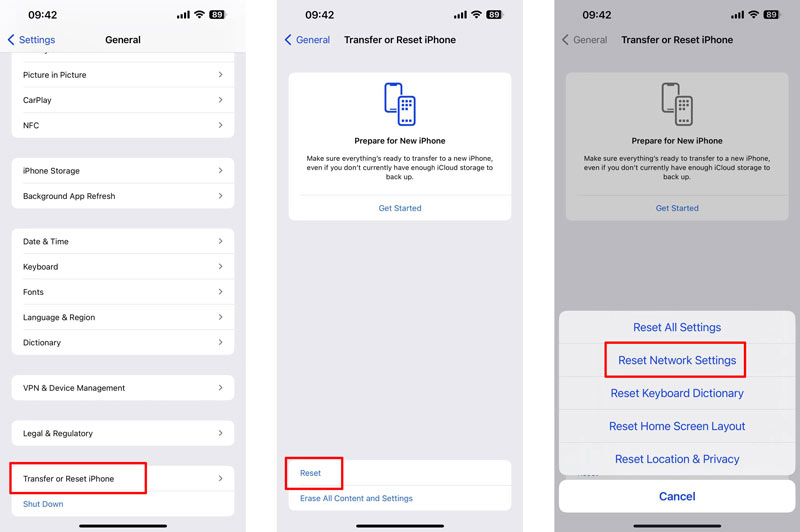 Reset Network Settings on iPhone-800