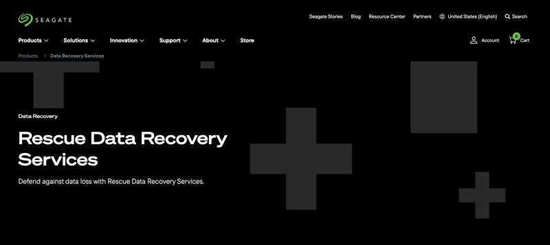 Servicios de recuperación de datos Seagate LaCie Rescue