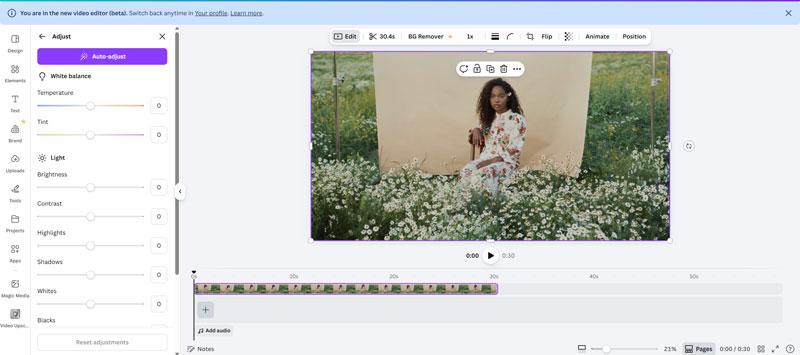 Canva: potenciador de vídeo con IA online gratuito