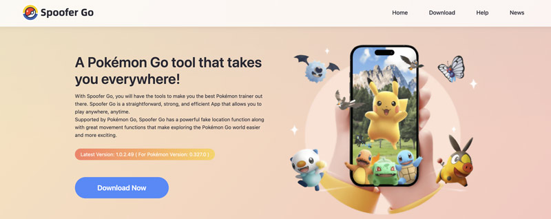 Aplicación Spoofer Go para iOS