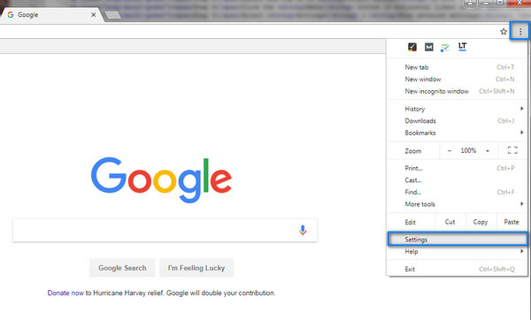 Configuración de Google
