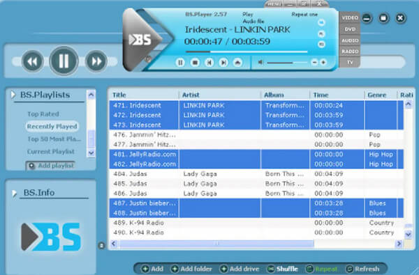 Alternativa de QuickTime Player - BS.Player