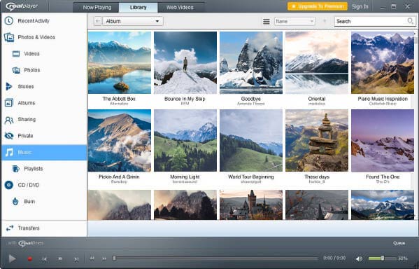 Alternativa de QuickTime Player - RealPlayer
