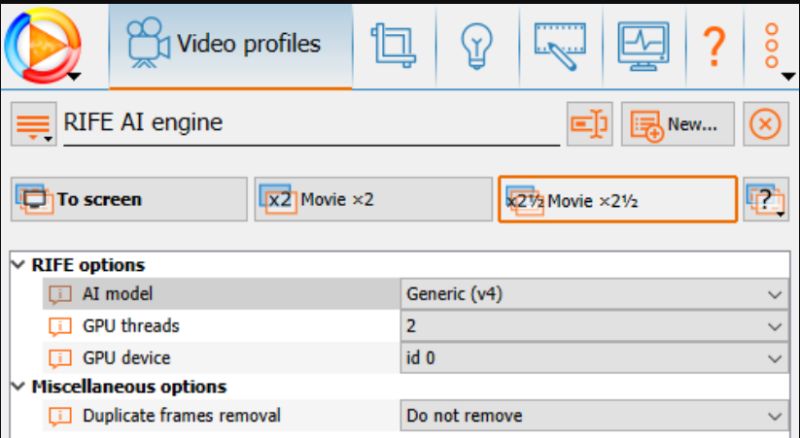 Interfaz de IA de Rife