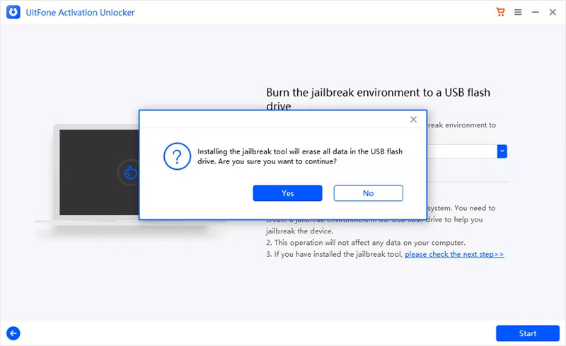 Cómo hacer jailbreak al iPhone para eliminar el bloqueo de activación Ultfone