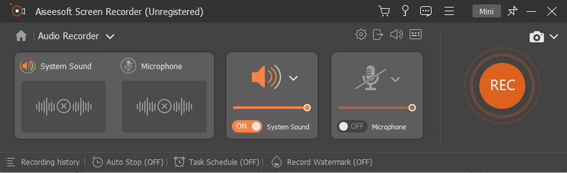 Configuración del grabador de pantalla Aiseesoft Video Converter