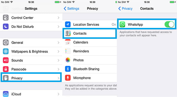 Problemas de WhatsApp de iPhone