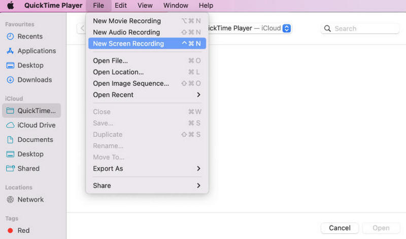 Grabar la pantalla con audio en Mac