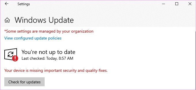 Buscar actualizaciones