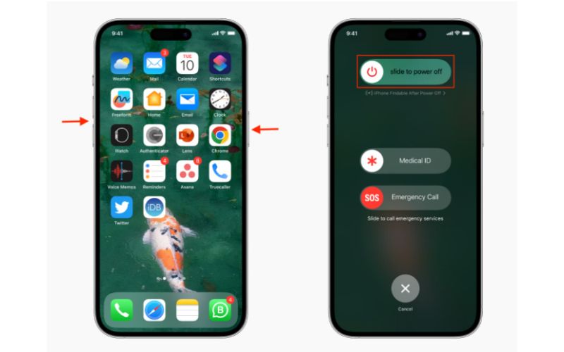 Reiniciar el dispositivo