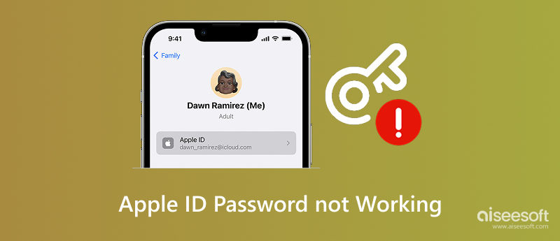 La contraseña de Apple ID no funciona