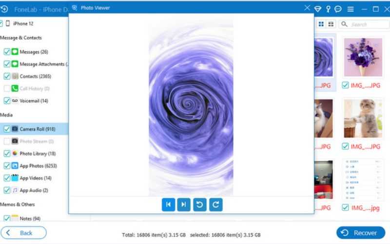 Haga clic en Recuperar