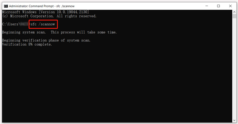 Utilice SFC para analizar problemas en Windows