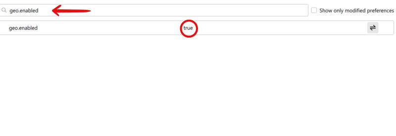 Ingresar Geo habilitado