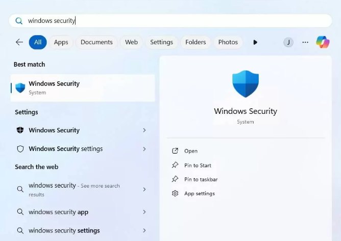 de seguridad de windows