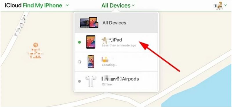Seleccionar el dispositivo deshabilitado