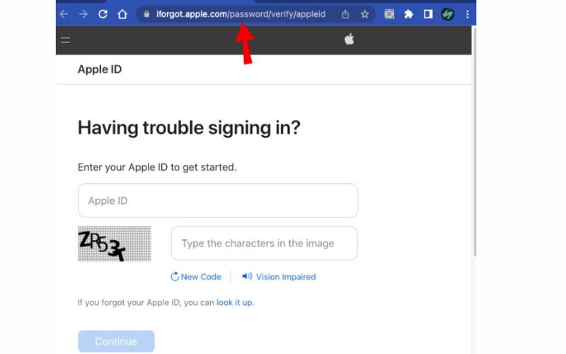 Ingresar ID de Apple