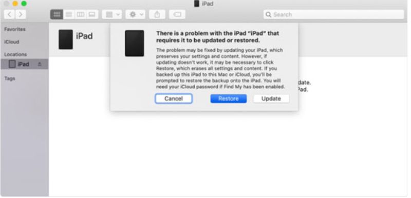 Haga clic en Restaurar en iTunes