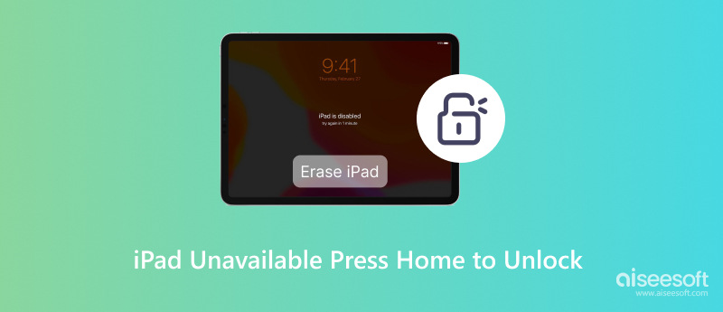 iPad no disponible Presione Inicio para desbloquear