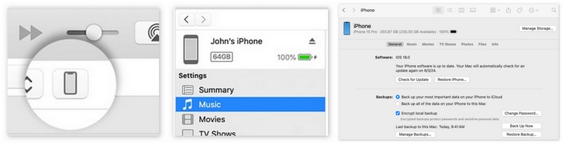 Restaurar iPhone mediante iTunes