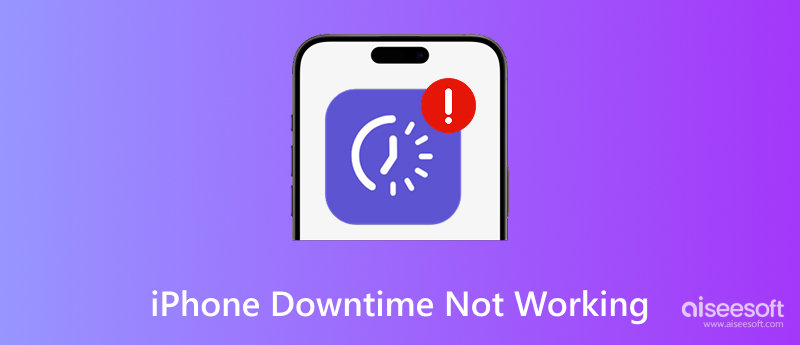 El tiempo de inactividad del iPhone no funciona