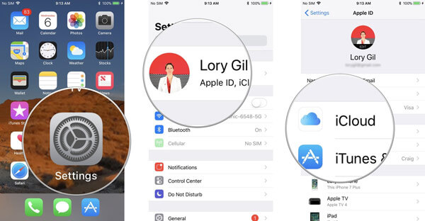 Copia de seguridad de iPhone iCloud