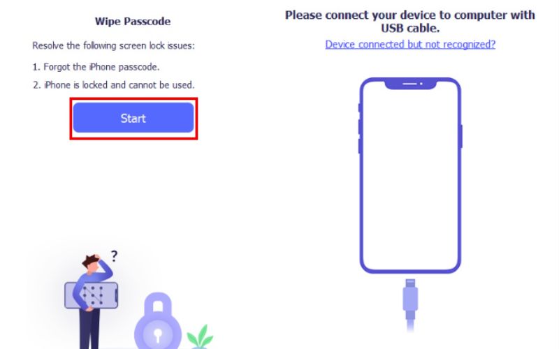 Haga clic en el botón de inicio