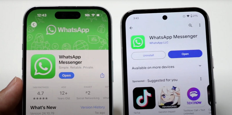 Transferencia de Whatsapp