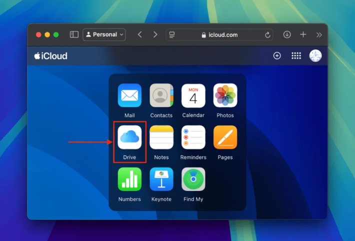 Conducir en Icloud