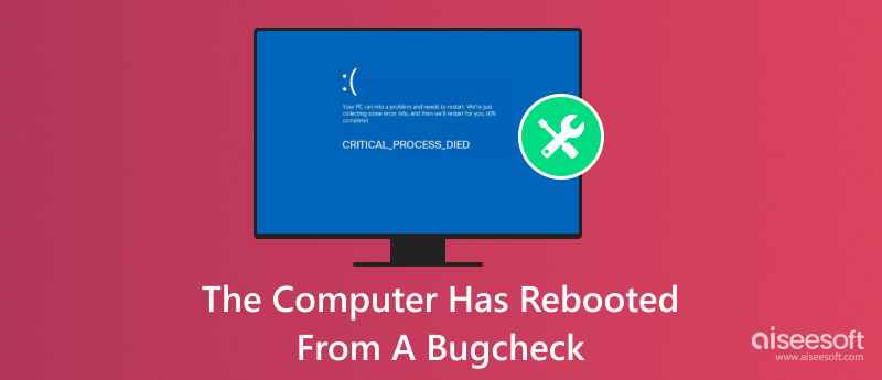 La computadora se ha reiniciado después de una comprobación de errores