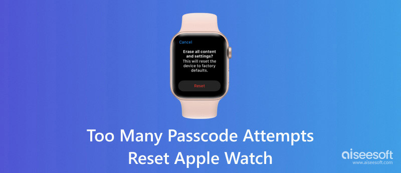 Demasiados intentos de contraseña para restablecer el Apple Watch