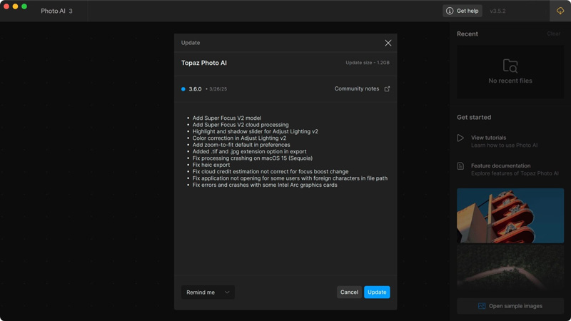 Update Topaz Photo Ai