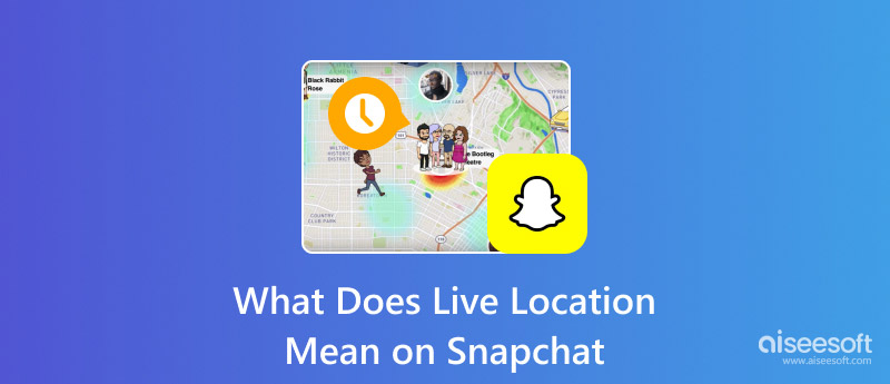 ¿Qué significa la ubicación en tiempo real en Snapchat?