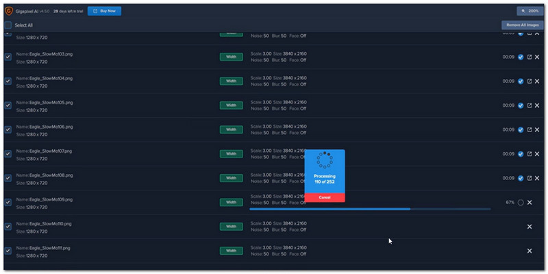 Guardar fotogramas mejorados