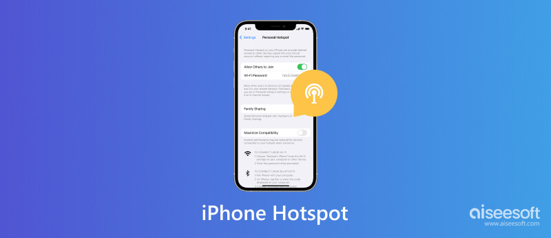 punto de acceso de iPhone