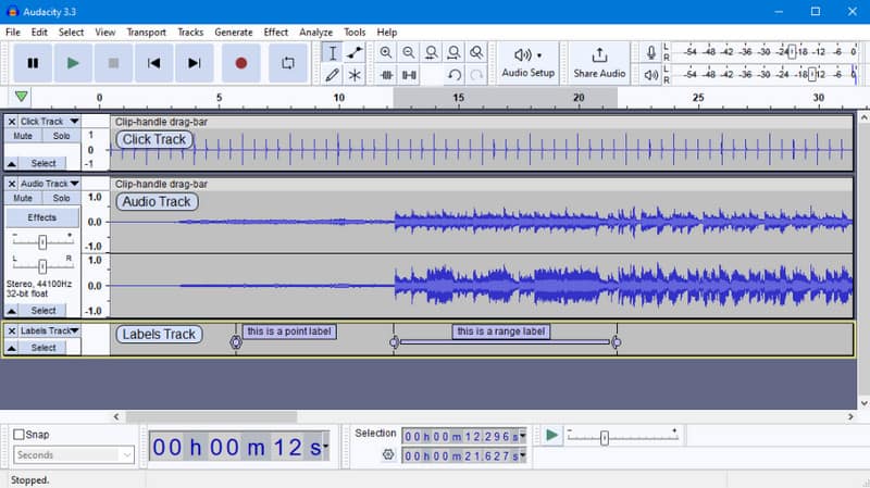 Exportación de archivos de Audacity como WAV