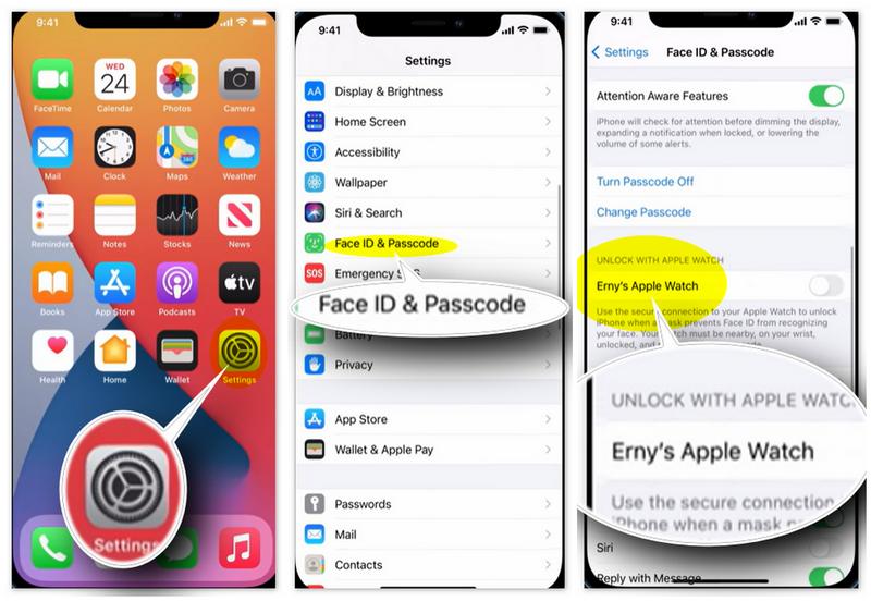 Desbloquear iPhone con Apple Watch