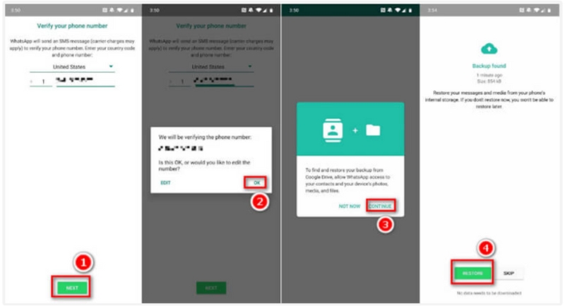 Restaurar en Google Drive
