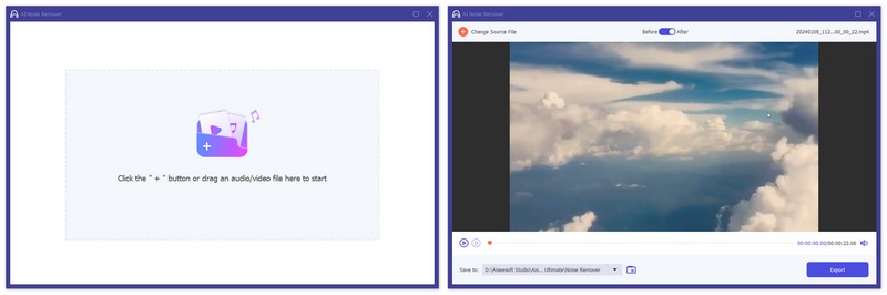 Agregue audio o video para eliminar el ruido del sonido