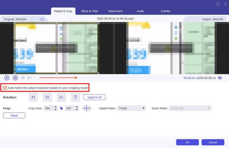 AnyCoord Cambiar una opción
