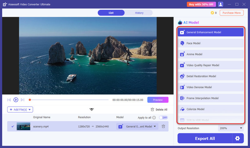 Selección de modelos de IA