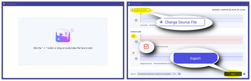 Separar el audio del vídeo en VCU