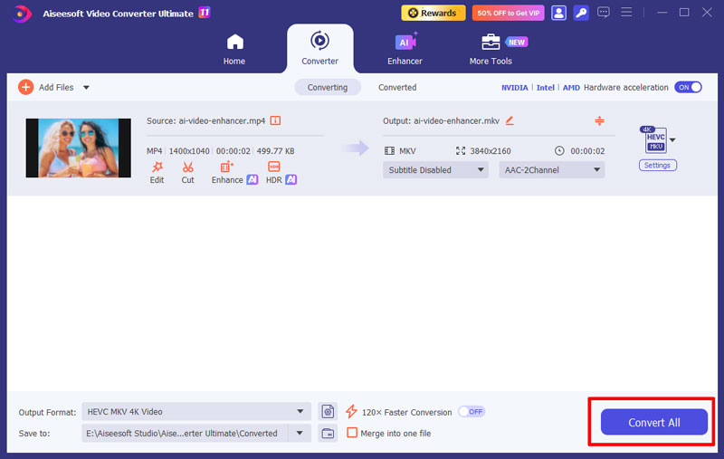 Exportar y guardar la edición